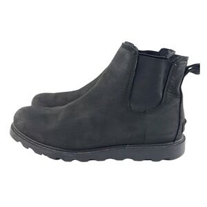 Sorel, Solid Round Toe Chelsea/ Winter/ Outdoor Boots, Women, Size 8.5, Black.